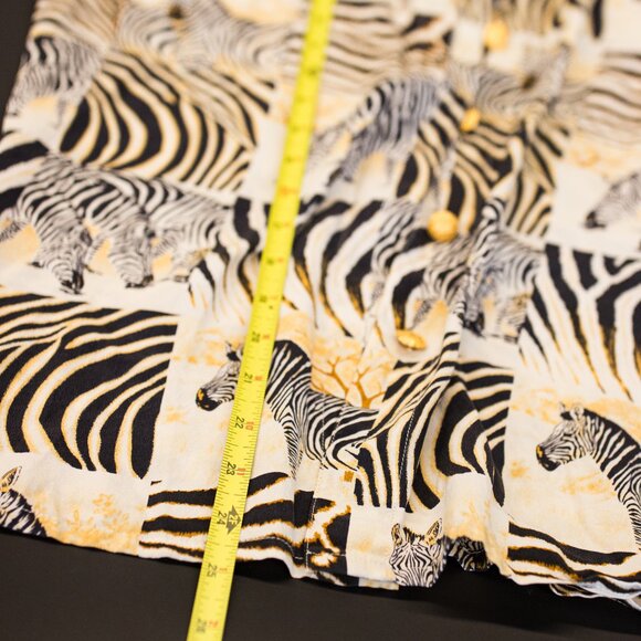 Vintage Escada Zebra Animal Print Silk Blouse - Picture 11 of 11